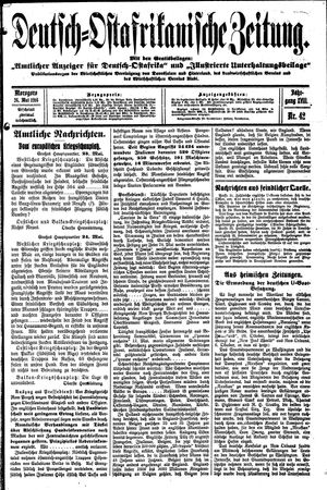Deutsch-Ostafrikanische Zeitung vom 26.05.1916