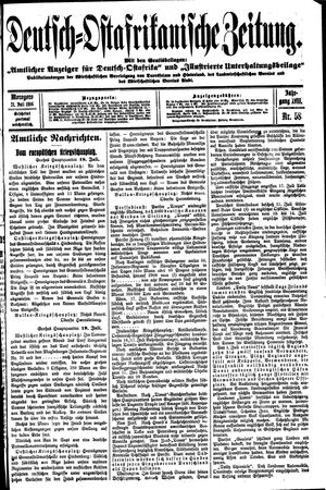 Deutsch-Ostafrikanische Zeitung vom 21.07.1916