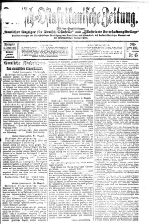 Deutsch-Ostafrikanische Zeitung vom 15.08.1916