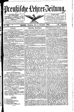 Anzeiger für das Havelland vom 03.12.1905