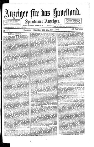Anzeiger für das Havelland on May 29, 1906
