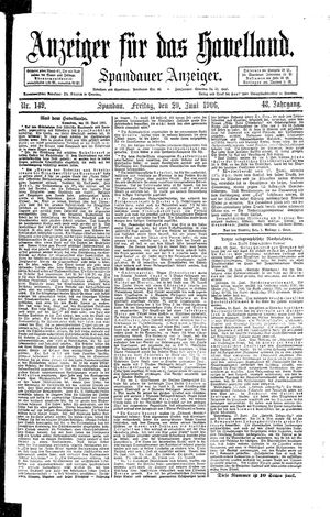 Anzeiger für das Havelland on Jun 29, 1906