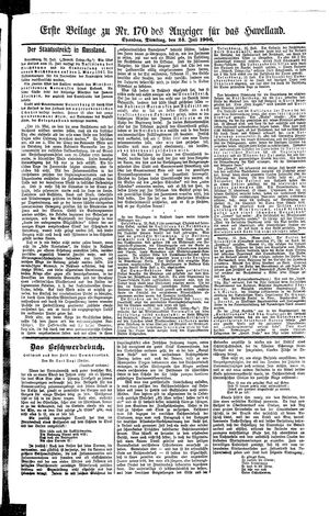 Anzeiger für das Havelland on Jul 24, 1906