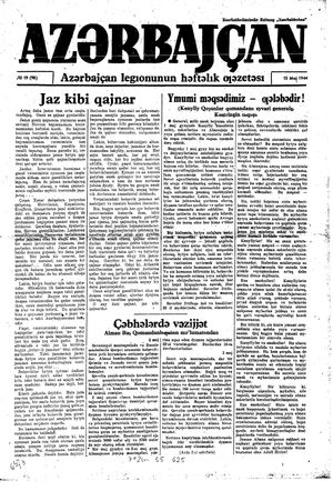 Azärbajçan vom 15.05.1944