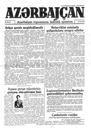 Azärbajçan vom 22.05.1944