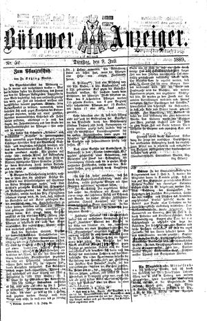 Bütower Anzeiger vom 09.07.1889