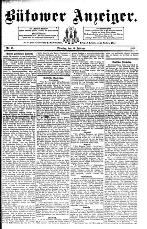 Bütower Anzeiger vom 10.02.1891
