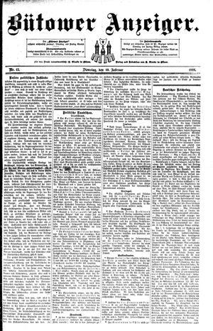 Bütower Anzeiger vom 10.02.1891