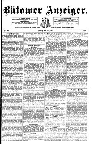 Bütower Anzeiger on Jun 19, 1891