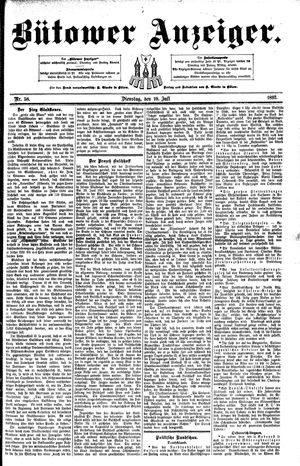 Bütower Anzeiger on Jul 19, 1892