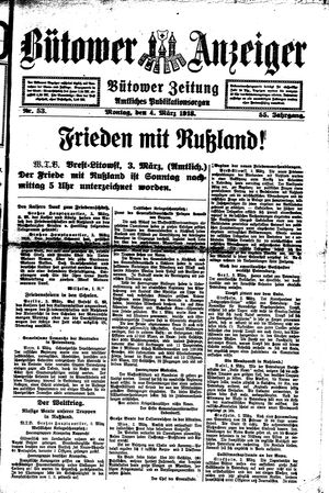 Bütower Anzeiger on Mar 4, 1918