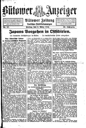 Bütower Anzeiger vom 08.03.1918