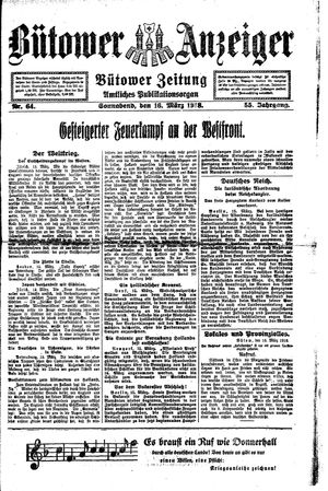 Bütower Anzeiger vom 16.03.1918