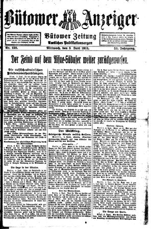 Bütower Anzeiger vom 05.06.1918