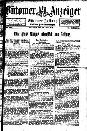 Bütower Anzeiger vom 24.07.1918