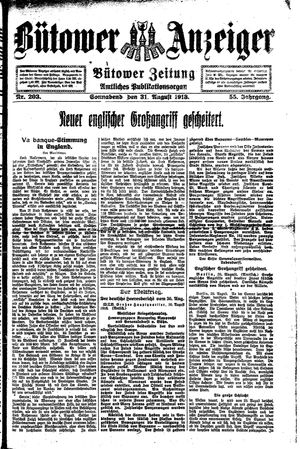 Bütower Anzeiger vom 31.08.1918