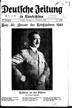 Deutsche Zeitung in Nordchina vom 29.01.1940