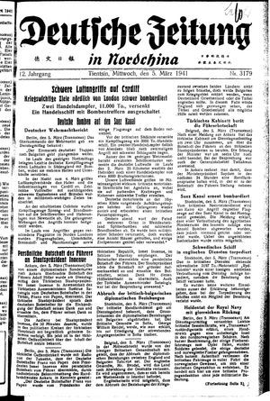 Deutsche Zeitung in Nordchina vom 05.03.1941