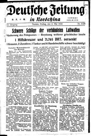 Deutsche Zeitung in Nordchina vom 02.05.1941