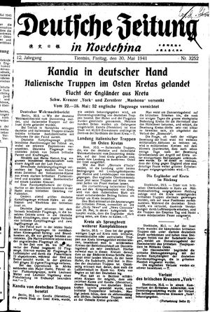 Deutsche Zeitung in Nordchina vom 30.05.1941