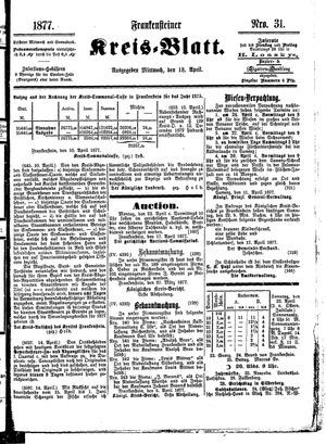 Frankensteiner Kreisblatt vom 18.04.1877