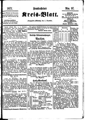 Frankensteiner Kreisblatt vom 05.12.1877