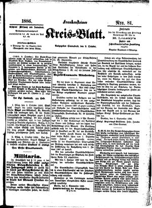Frankensteiner Kreisblatt vom 09.10.1886