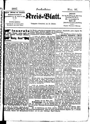 Frankensteiner Kreisblatt vom 29.10.1887