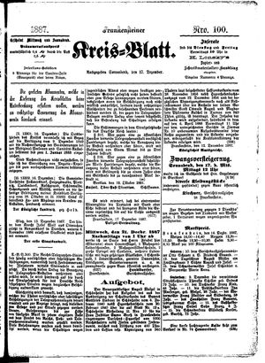 Frankensteiner Kreisblatt vom 17.12.1887