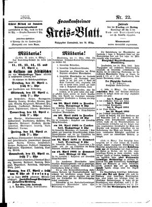 Frankensteiner Kreisblatt vom 18.03.1893