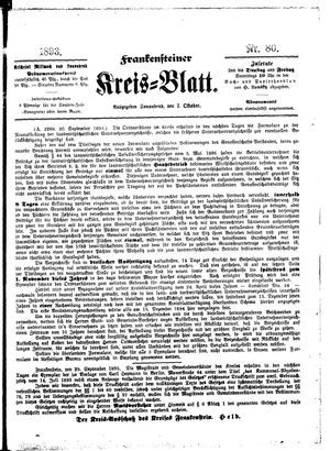 Frankensteiner Kreisblatt vom 07.10.1893