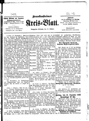 Frankensteiner Kreisblatt vom 18.10.1893