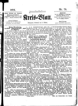 Frankensteiner Kreisblatt vom 03.10.1894