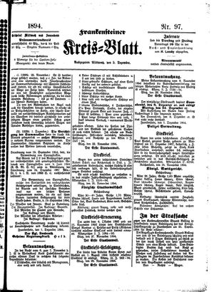 Frankensteiner Kreisblatt vom 05.12.1894