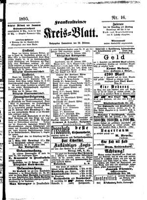 Frankensteiner Kreisblatt vom 23.02.1895