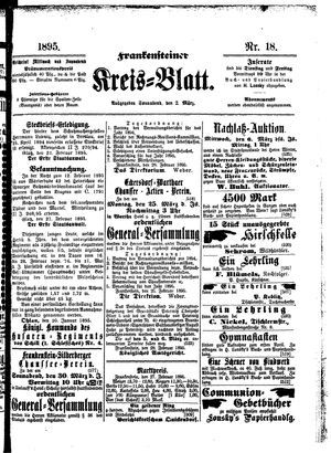 Frankensteiner Kreisblatt vom 02.03.1895