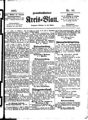 Frankensteiner Kreisblatt vom 23.10.1895