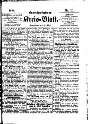 Frankensteiner Kreisblatt vom 28.03.1896