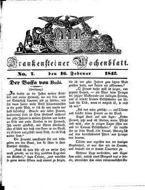 Frankensteiner Wochenblatt vom 16.02.1842