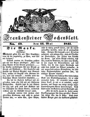 Frankensteiner Wochenblatt vom 11.05.1842