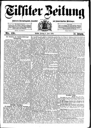 Tilsiter Zeitung vom 08.06.1894
