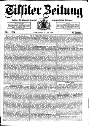 Tilsiter Zeitung vom 17.06.1894