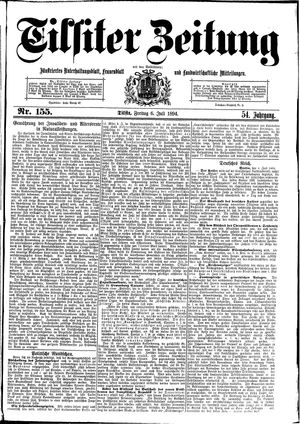 Tilsiter Zeitung on Jul 6, 1894