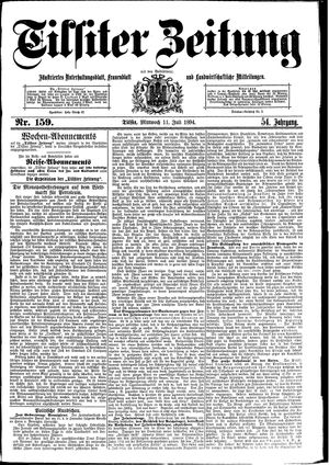 Tilsiter Zeitung vom 11.07.1894