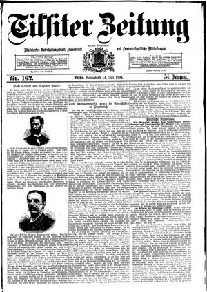 Tilsiter Zeitung vom 14.07.1894