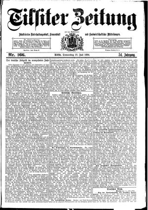 Tilsiter Zeitung on Jul 19, 1894