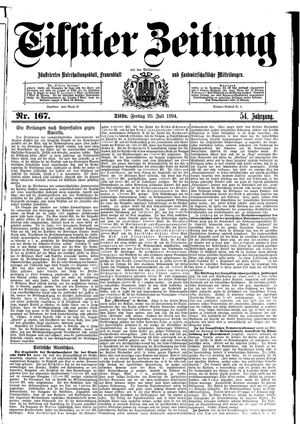 Tilsiter Zeitung vom 20.07.1894