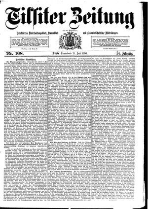 Tilsiter Zeitung vom 21.07.1894