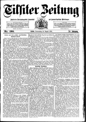 Tilsiter Zeitung vom 16.08.1894