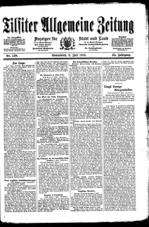 Tilsiter allgemeine Zeitung vom 08.07.1916